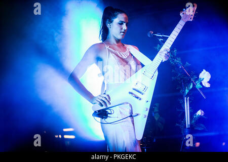 Segrate Milan Italy 13 September 2018 Sofi Tukker  live at Circolo Magnolia © Roberto Finizio / Alamy Credit: Roberto Finizio/Alamy Live News Stock Photo