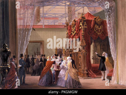 Haghe  Louis - the Great Exhibition - Austria Stock Photo