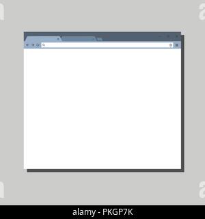 Simple browser window Stock Vector