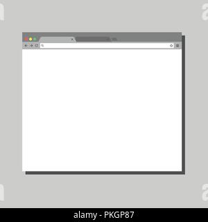 Simple browser window Stock Vector