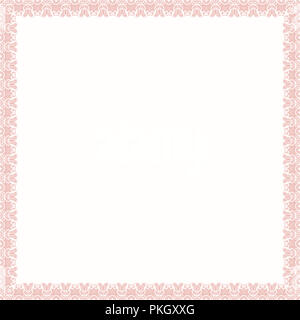 Floral Fine Frame Stock Photo