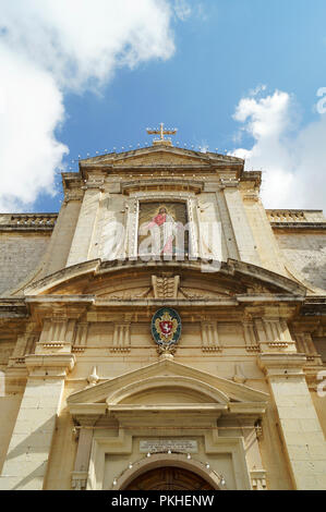 Details of St. Paul church in Rabat, Malta Stock Photo