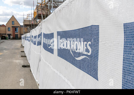 New homes being built in Northstowe, South Cambridgeshire, Cambridgeshire UK, a brand new town near Cambridge. Stock Photo