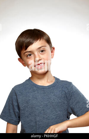 Young boy in underwear playing and making funny facial expressions Stock  Photo - Alamy