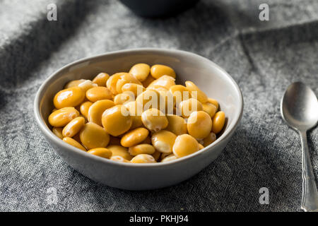 Healthy Salted Lupini Beans to Snack On Stock Photo