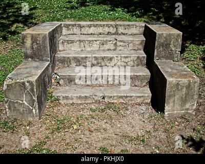 New Orleans, LA USA - May 9, 2018  -  Stairway to Nowhere in New Orleans off of St. Charles Ave Stock Photo