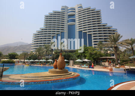 Swimming pool on a roof Stock Photo