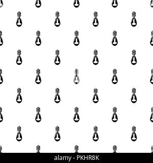 Big zip icon, simple style Stock Vector