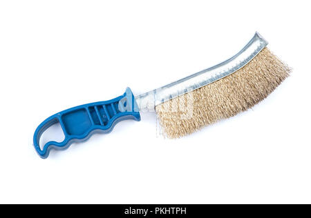 Metal brush grinder isolated on white background Stock Photo