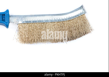 Metal brush grinder isolated on white background Stock Photo