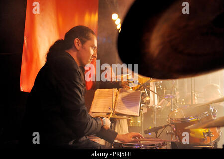 The Valley Sound Big Band performing on the Deliverance festivities in Antwerp (Belgium, 05/09/2008) Stock Photo