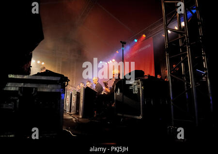 The Valley Sound Big Band performing on the Deliverance festivities in Antwerp (Belgium, 05/09/2008) Stock Photo