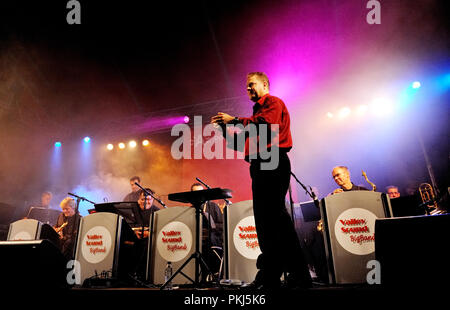 The Valley Sound Big Band performing on the Deliverance festivities in Antwerp (Belgium, 05/09/2008) Stock Photo