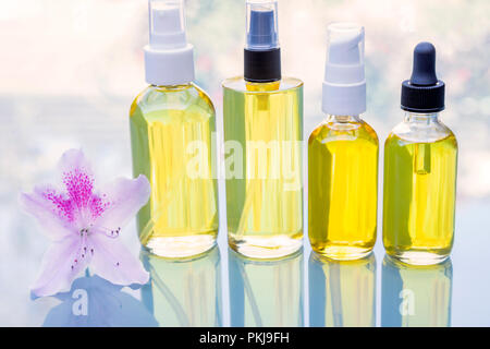 A set of organic oils Stock Photo