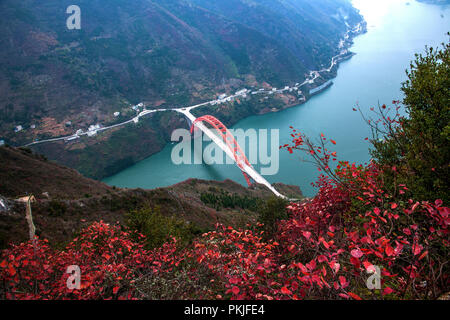 The Yangtze river three gorges nature reserve Stock Photo