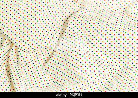 Poka dots on the woven. Stock Photo