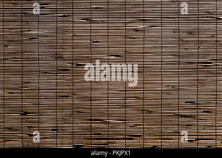 Abstract silhouette of wood blinds. Stock Photo