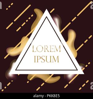 Color vector background with fluid elements and lines. Stock Vector