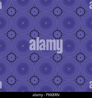 Seamless pattern with mandalas in the African style. Stock Vector