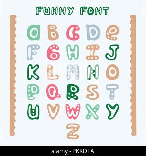 funny letters alphabet cartoon illustration Stock Photo: 103013575 - Alamy