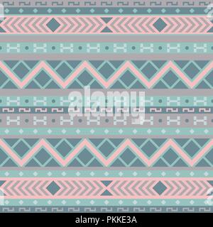 Gentle geometrical seamless pattern in the Bulgarian style. Stock Vector