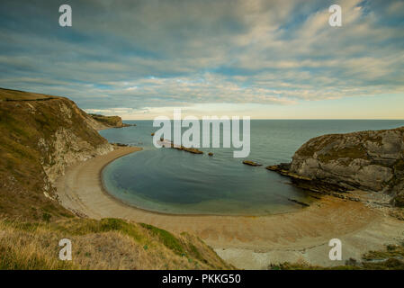 Man O War beach on the Jurassic coast of Dorset Stock Photo