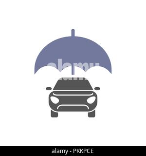 Car insurance sign icon. Protection symbol. Vivid graphic flat icon. Vector. EPS 10 Stock Vector