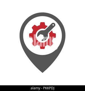 Automotive Local Auto Service Logo Design Template. EPS 10 Stock Vector