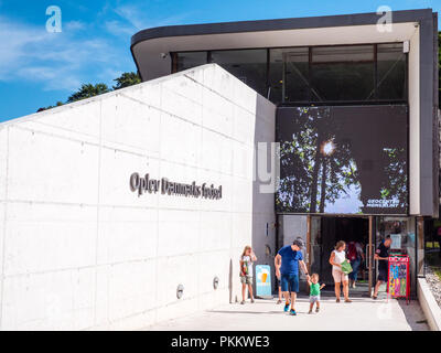 GeoCenter Møns Klint, Møns Klint, Famous Cliffs, Island of Mons, Denmark, Europe Photo - Alamy