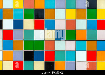 Backgorund from colorful tiles Stock Photo