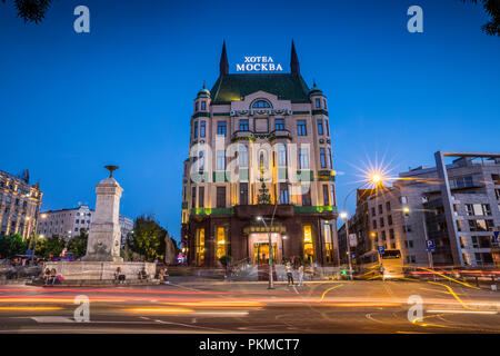 Belgrade hotel Moskva Stock Photo