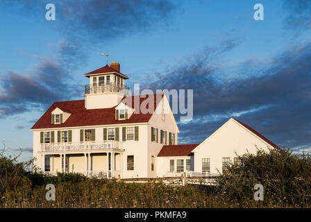 Coast guard station, Coast Guard Beach, Cape Cod National Seashore, Easham, Cape Cod, Massachusetts, USA. Stock Photo