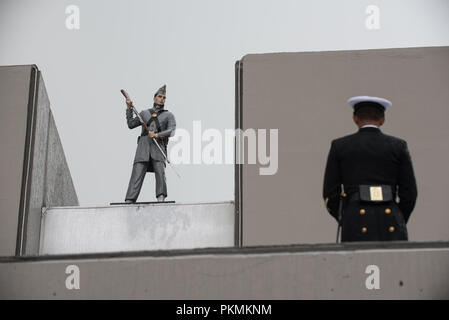 Mexico City, Mexico. 13th Sep, 2018. Mexican President Enrique PeÐ¦a Nieto hosts a Military Parade at the Heroic Collegio Militar (Military Academy) in Mexico City, Mexico, Sept. 13, 2018. Credit: Us Joint Staff/Russian Look/ZUMA Wire/Alamy Live News Stock Photo