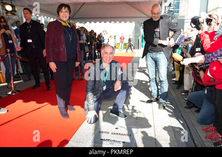 Keith Carradine is honored with a star on the OLB Walk of Fame during the Filmfest Oldenburg on September 14, 2018 in Oldenburg, Germany. Stock Photo