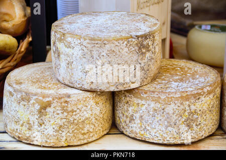 pecorino cheese, typical cheese of Pienza, Siena, Tuscany, Italy Stock Photo