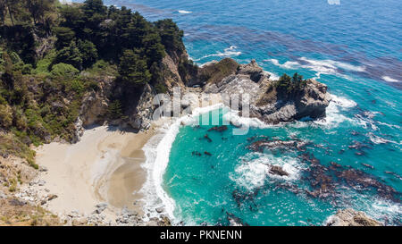 Big Sur, California from drone Stock Photo