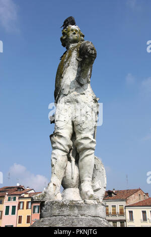Rainiero Vasco - statue in famous Prato della Valle square in Padua. Stock Photo