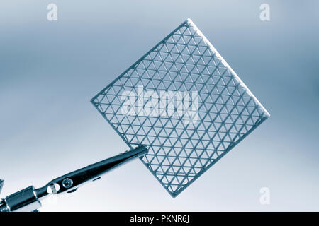 Metamaterial sample made on 3D printer. Stock Photo