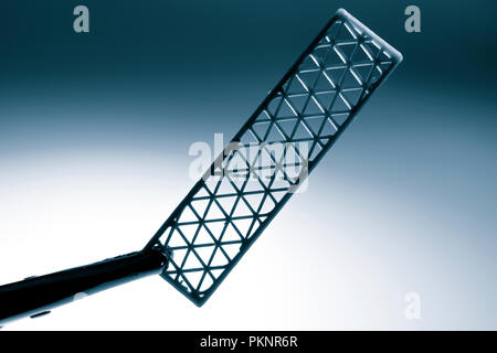 Metamaterial sample made on 3D printer. Stock Photo
