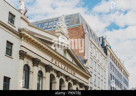 LONDON, UNITED KINGDOM - August 13th, 2018: The Palladium Theatre in London city centre Stock Photo