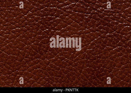 Shiny contrast brown leather texture. High resolution photo. Stock Photo