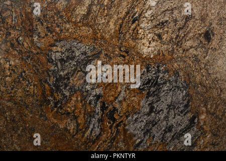 Spectacular granite background in ideal brown tone. Stock Photo