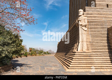 Piet Retief sculpture on the Voortrekker Monument in Pretoria, South ...