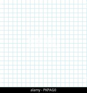 seamless grid background lined sheet of paper Stock Vector