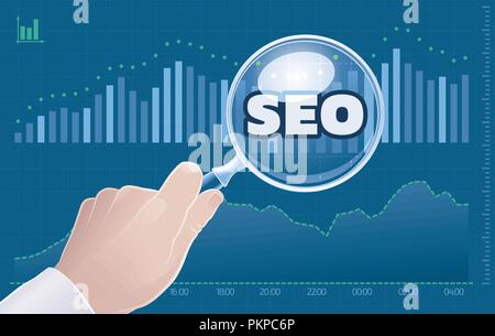 SEO - Search Engine Optimization Stock Vector