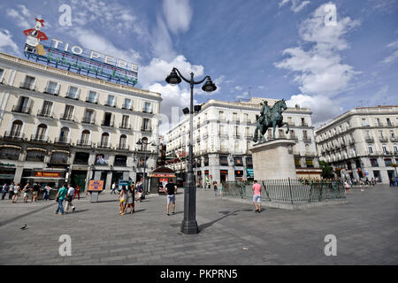Plaza Mayor (Main Square), Madrid, Spain Stock Photo