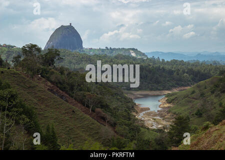 Steep steps rising up Piedra del Penol, Colombia Stock Photo - Alamy