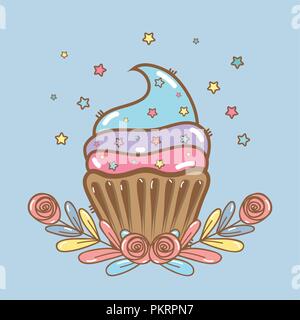 birthday, party, unicorn, party cartoons Stock Vector