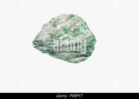 Natural green Muscovite from Brazil isolated Stock Photo