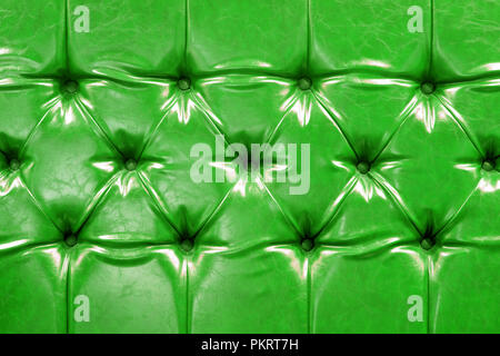 photo of green leather as texture background Stock Photo